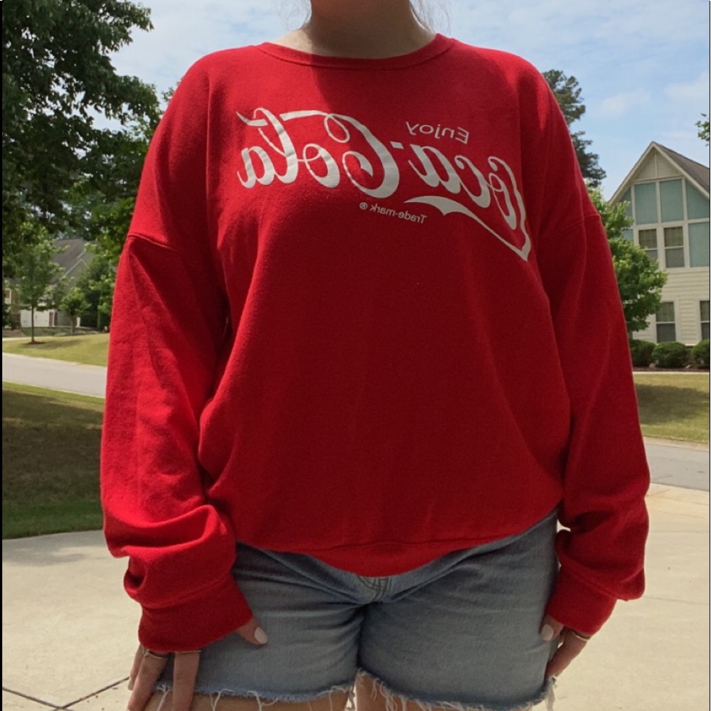 Oversized Coca-Cola Crewneck